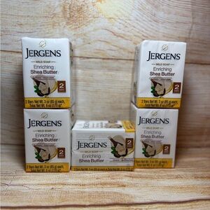 Jergens MILD Enriching Shea Butter Moisturizing Bar Soap (10) Bars 3 oz 2 per Pk